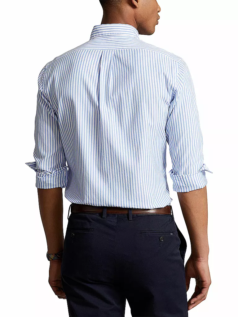 POLO RALPH LAUREN | Hemd Custom Fit | Bleu foncé