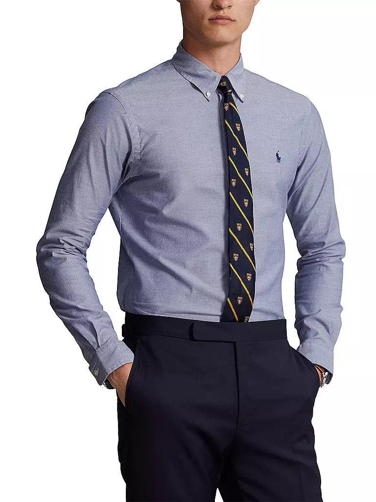 POLO RALPH LAUREN | Hemd Custom Fit | Bleu foncé