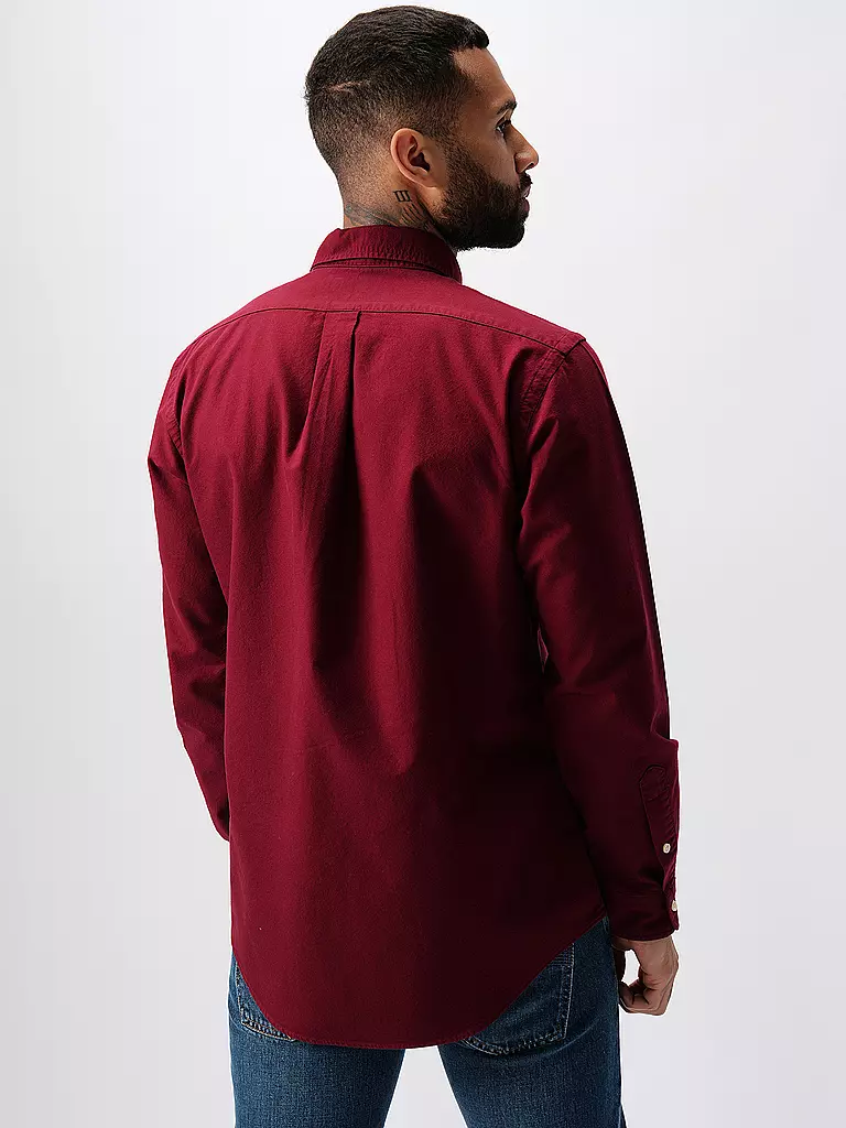 POLO RALPH LAUREN | Hemd Custom Fit | Rouge foncé