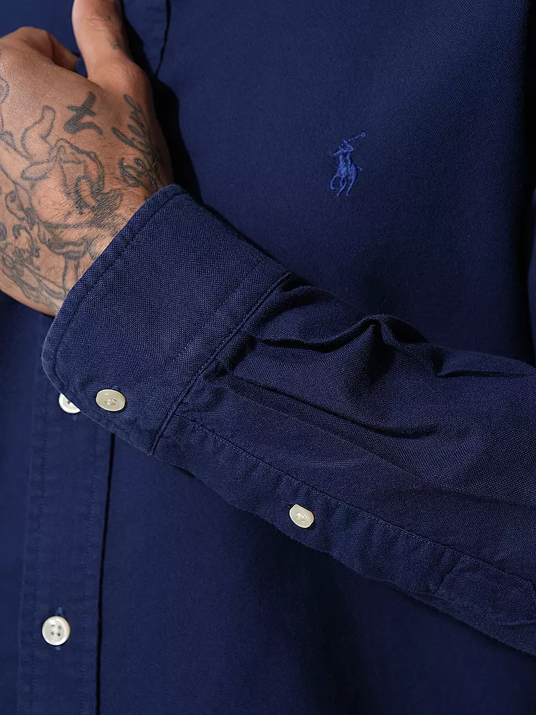 POLO RALPH LAUREN | Hemd Custom Fit | Bleu foncé