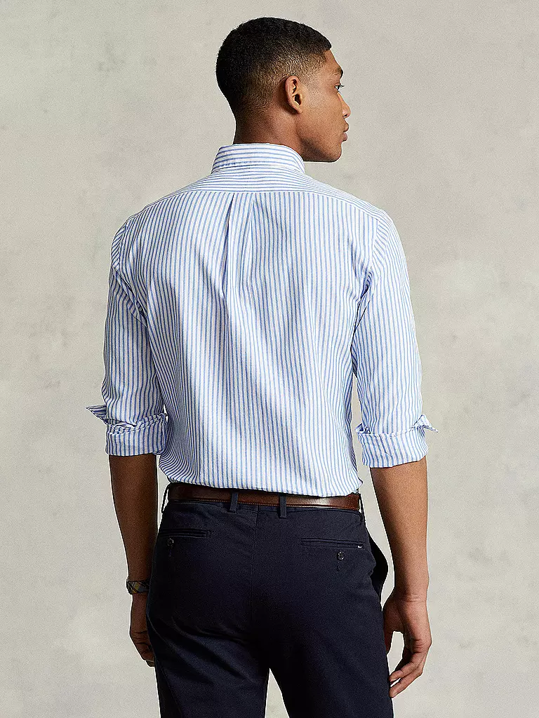 POLO RALPH LAUREN | Hemd Custom Fit | Bleu foncé