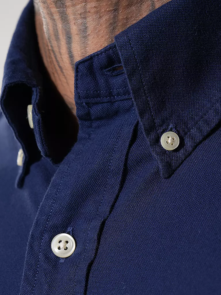 POLO RALPH LAUREN | Hemd Custom Fit | Bleu foncé