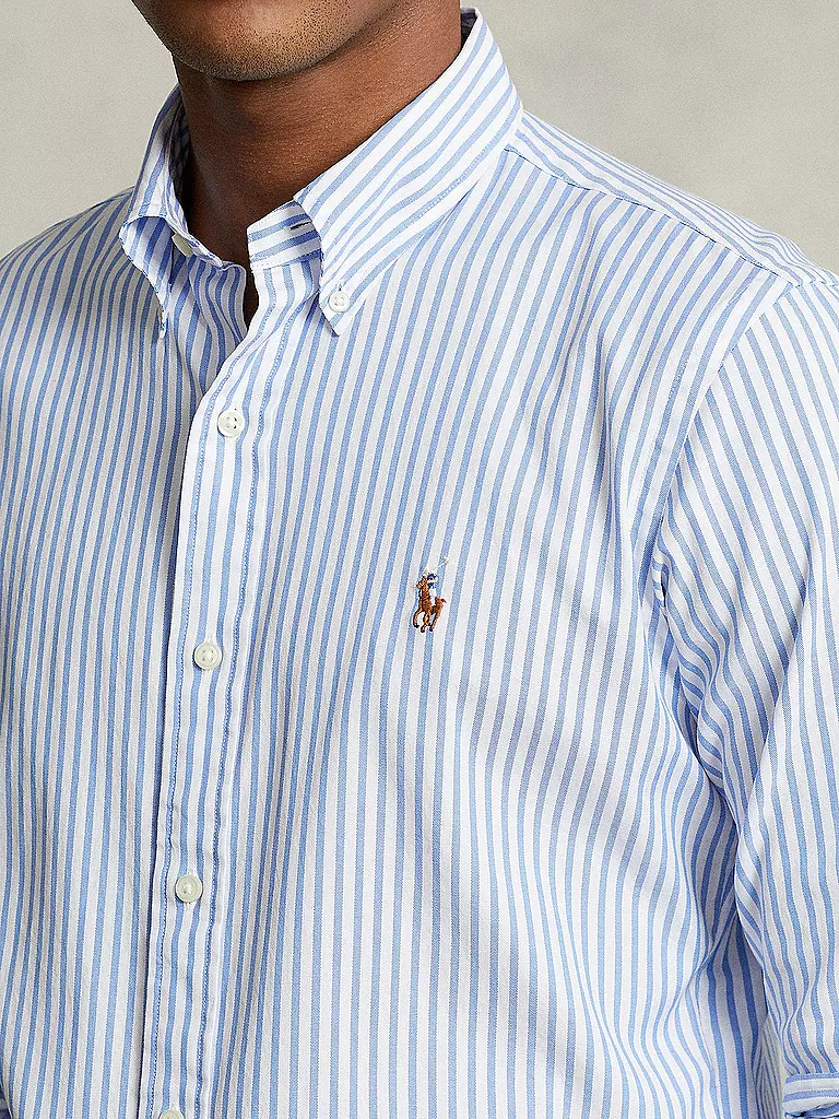 POLO RALPH LAUREN | Hemd Custom Fit | Bleu foncé