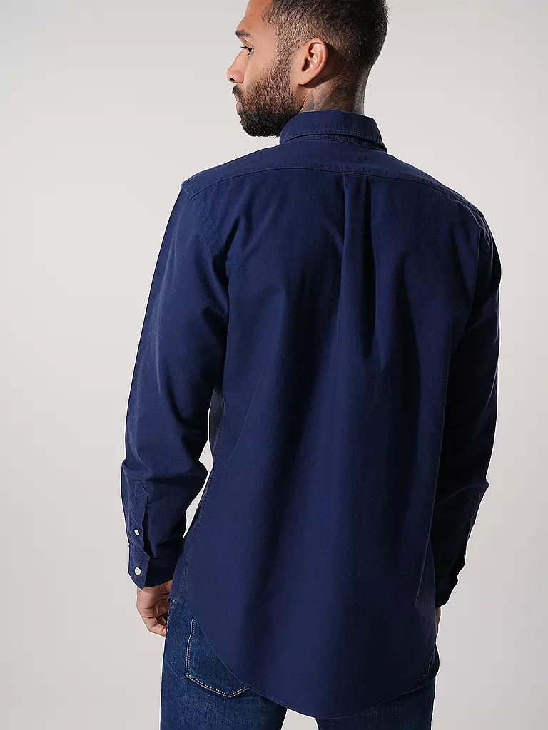 POLO RALPH LAUREN | Hemd Custom Fit | Bleu foncé