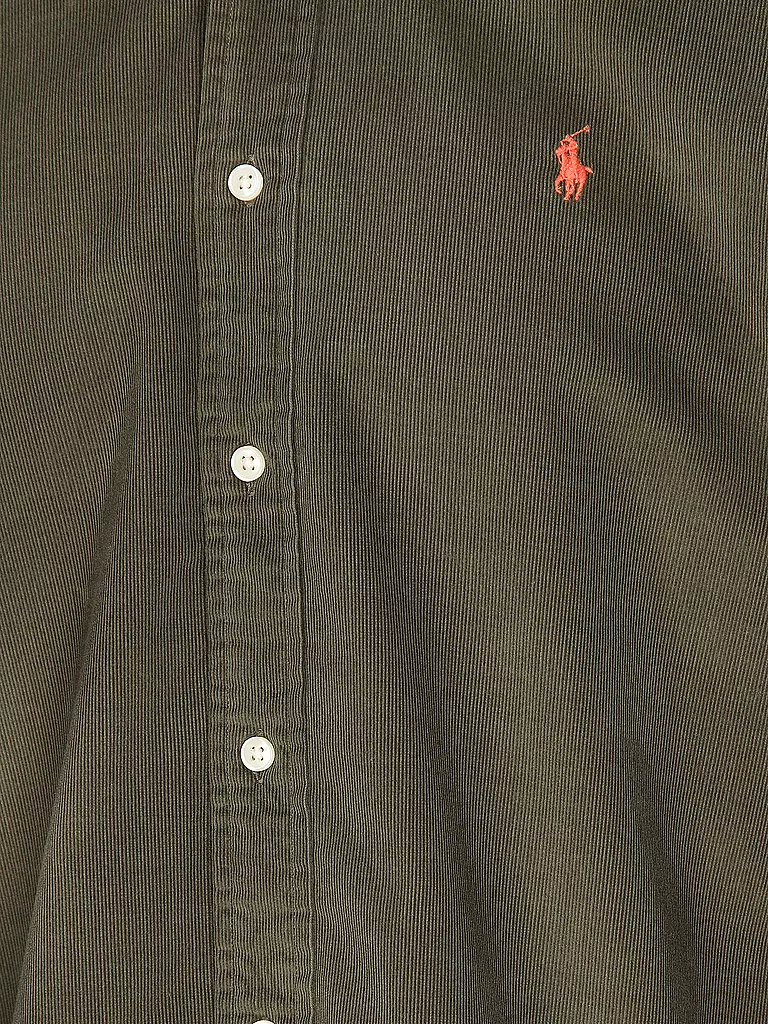 POLO RALPH LAUREN | Hemd Custom Fit | Olive