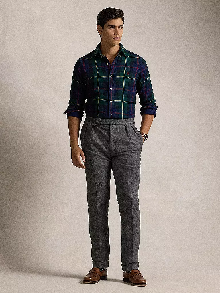 POLO RALPH LAUREN | Hemd Regular Fit  | Bleu foncé