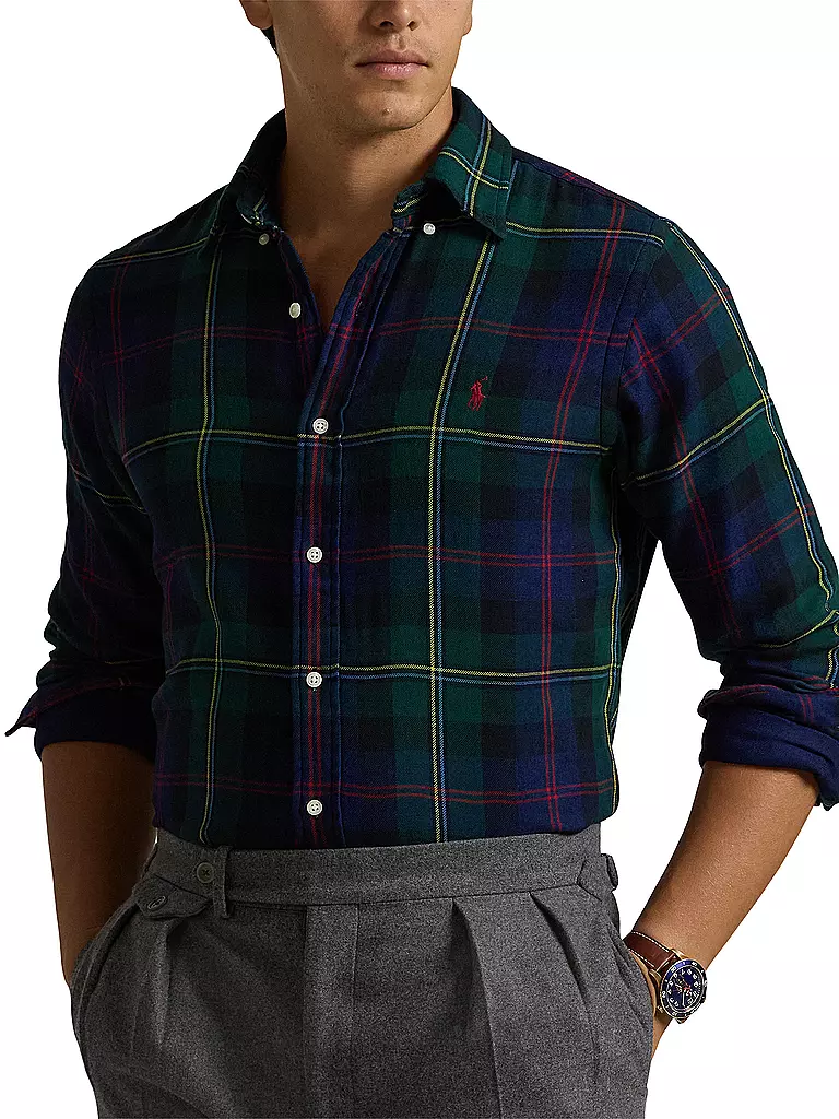 POLO RALPH LAUREN | Hemd Regular Fit  | Bleu foncé