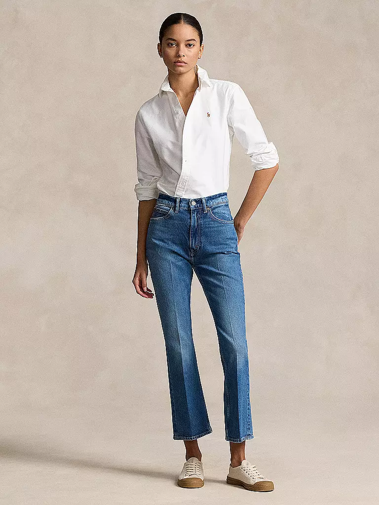 POLO RALPH LAUREN | Jeans Coupe Évasée 7/8 | blau
