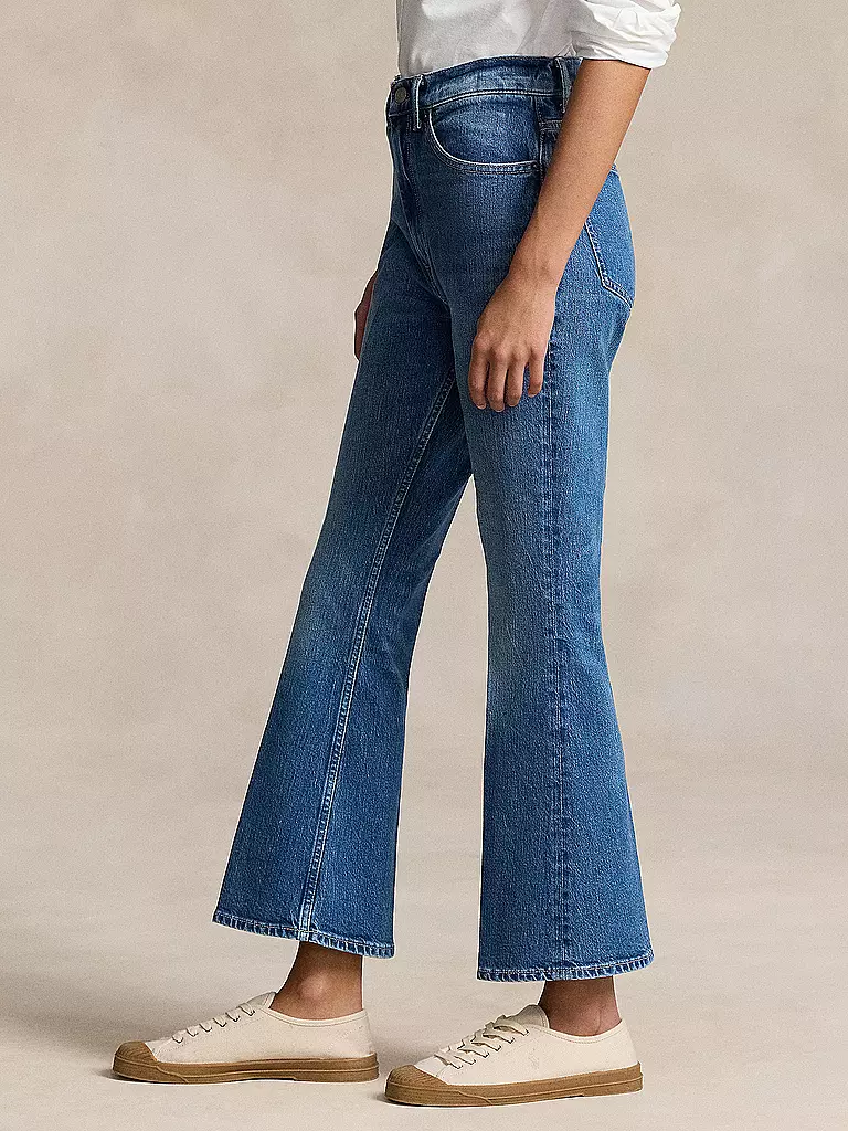 POLO RALPH LAUREN | Jeans Coupe Évasée 7/8 | 
