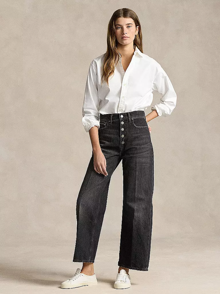 POLO RALPH LAUREN | Jeans coupe droite 7/8 | Bleu