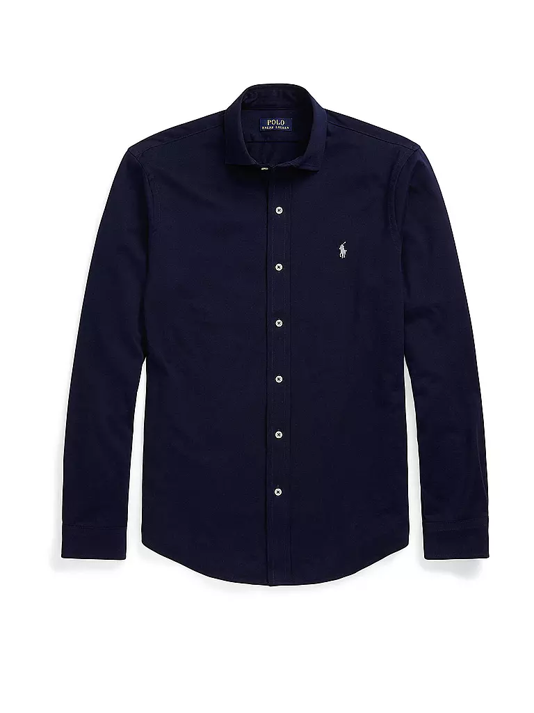 POLO RALPH LAUREN | Jerseyhemd Slim Fit | Bleu foncé