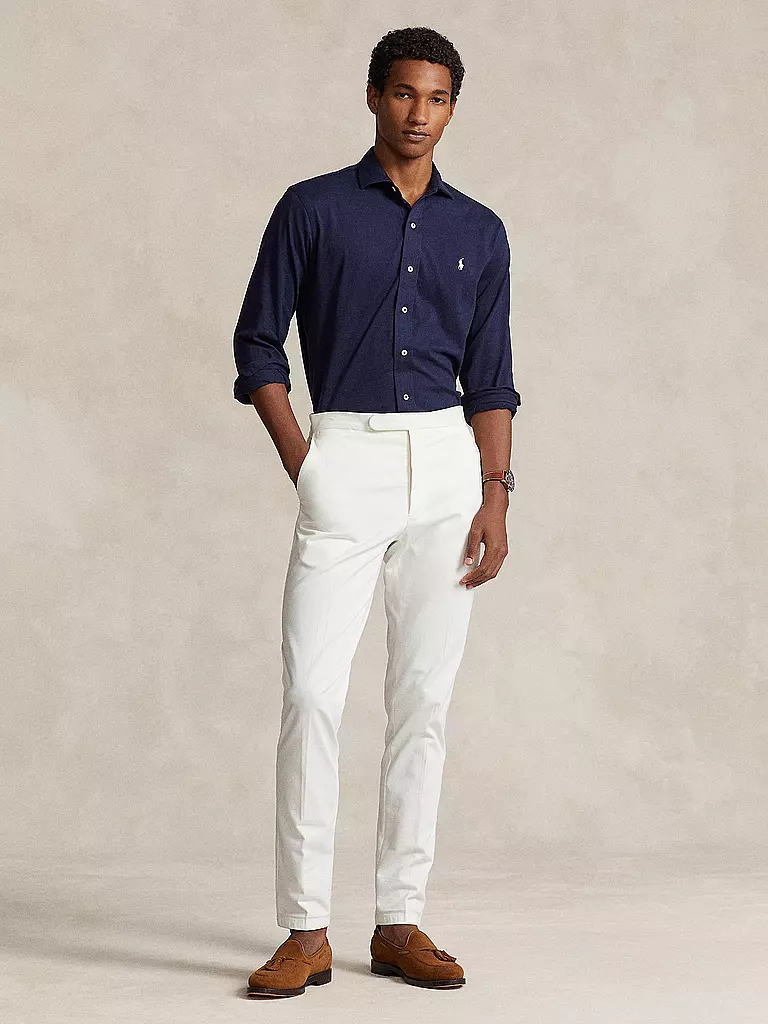 POLO RALPH LAUREN | Jerseyhemd Slim Fit | Bleu foncé