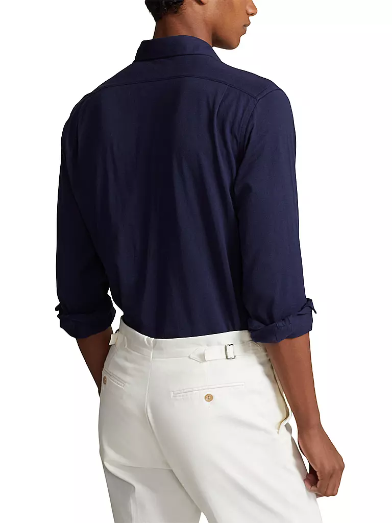 POLO RALPH LAUREN | Jerseyhemd Slim Fit | Bleu foncé