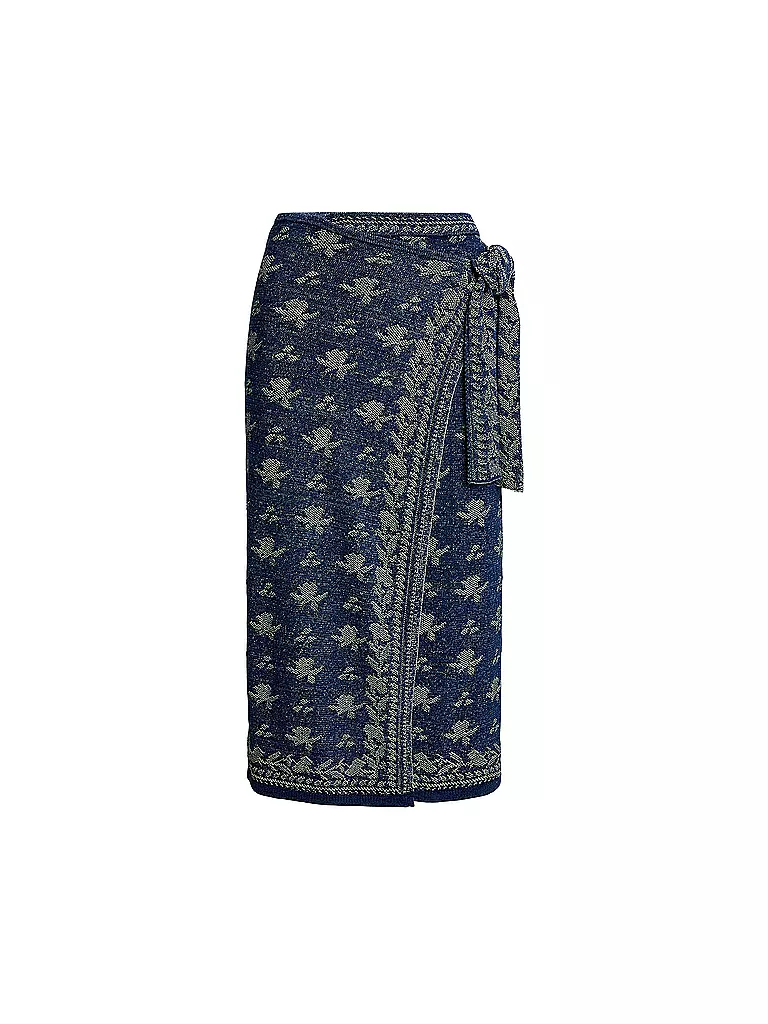 POLO RALPH LAUREN | Jupe portefeuille | Bleu foncé