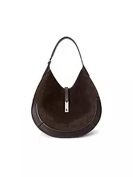 POLO RALPH LAUREN | Ledertasche - Schultertasche ID KOLLEKTION Medium | Marron