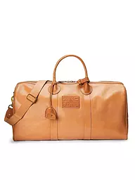 POLO RALPH LAUREN | Ledertasche - Weekender | Marron clair