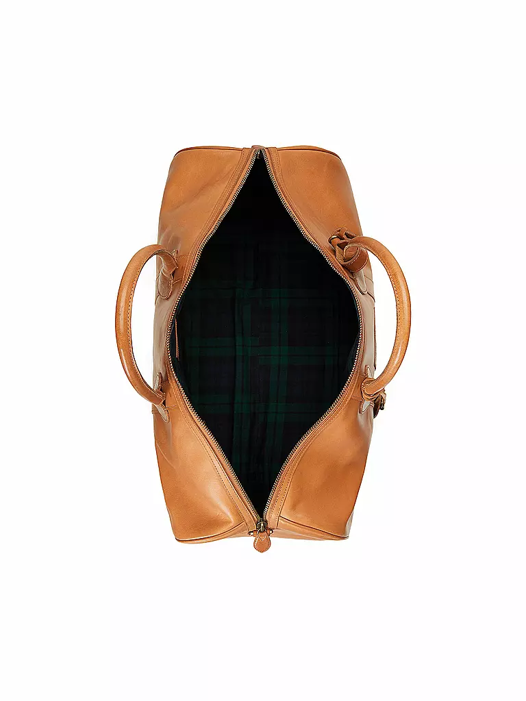 POLO RALPH LAUREN | Ledertasche - Weekender | Marron clair