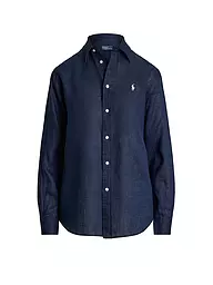 POLO RALPH LAUREN | Leinenbluse | Bleu foncé