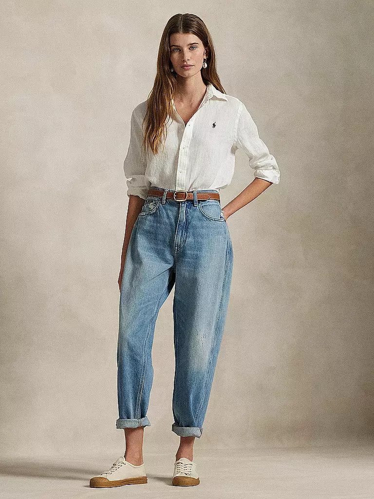 POLO RALPH LAUREN | Leinenbluse | Blanc