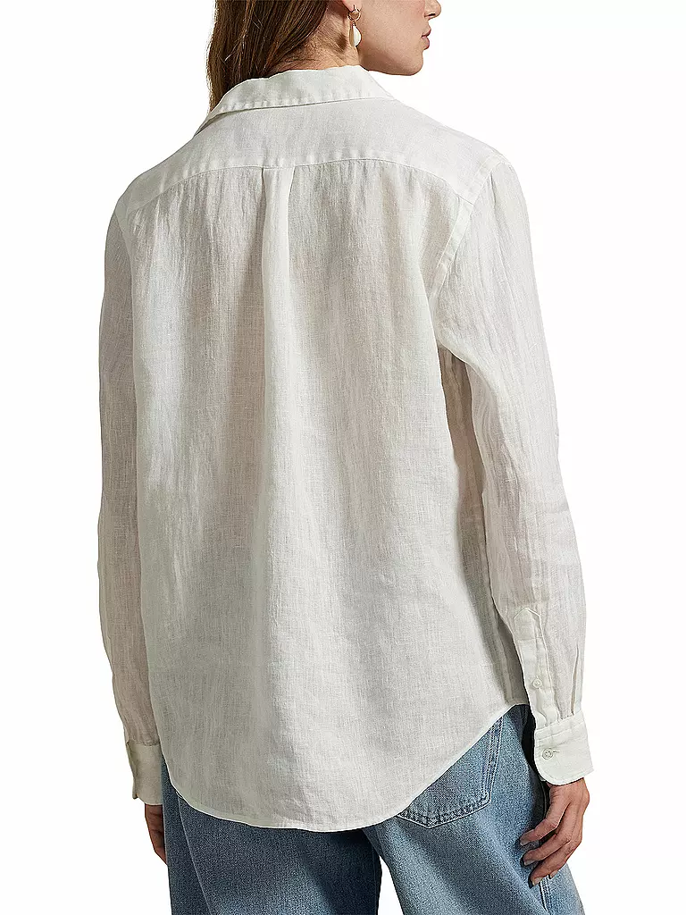 POLO RALPH LAUREN | Leinenbluse | Blanc