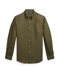 POLO RALPH LAUREN | Leinenhemd Custom Fit | Olive