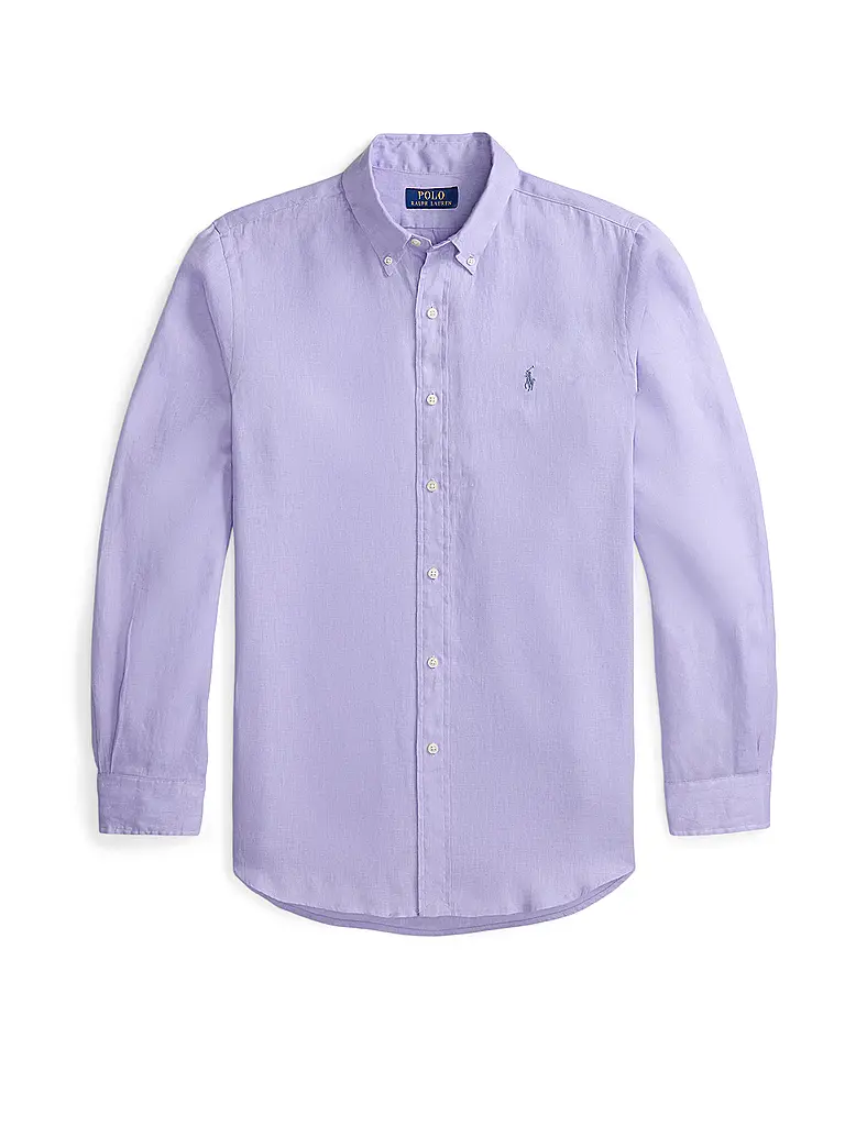 POLO RALPH LAUREN | Leinenhemd Custom Fit | lila