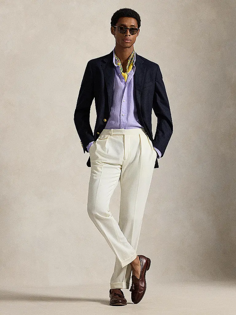 POLO RALPH LAUREN | Leinenhemd Custom Fit | lila