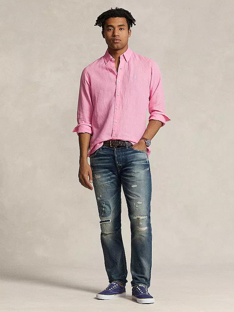 POLO RALPH LAUREN | Leinenhemd | Rose
