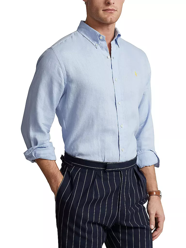 POLO RALPH LAUREN | Leinenhemd | Bleu clair