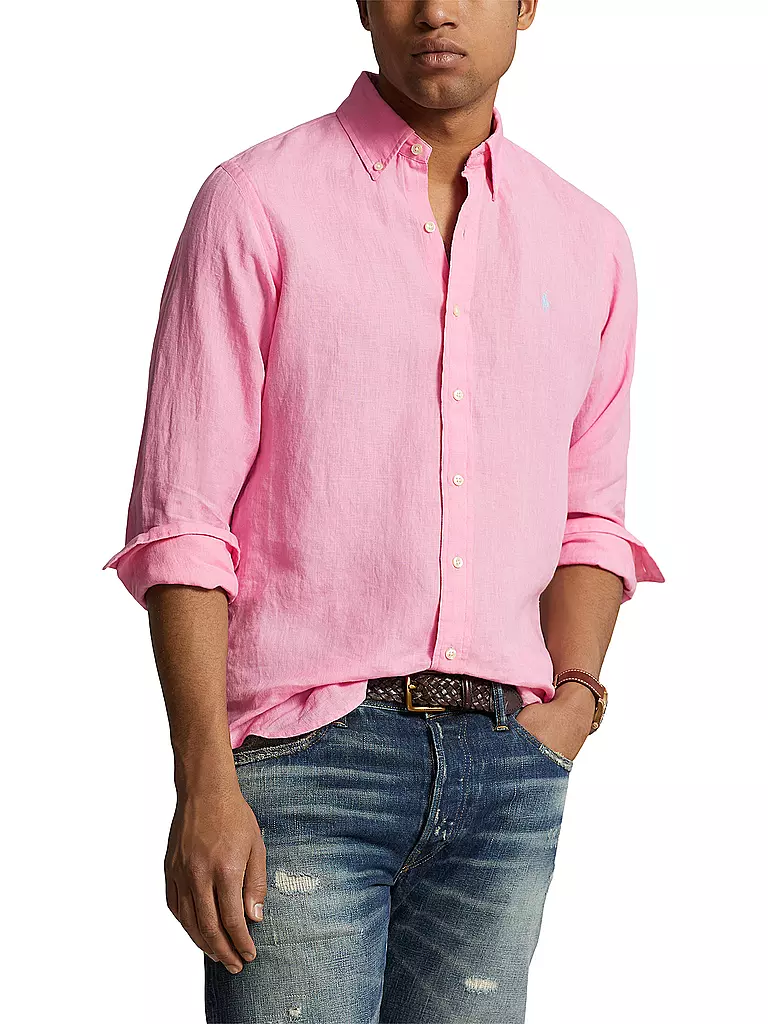 POLO RALPH LAUREN | Leinenhemd | Rose