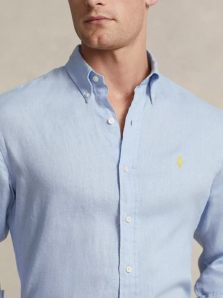 POLO RALPH LAUREN | Leinenhemd | Bleu clair
