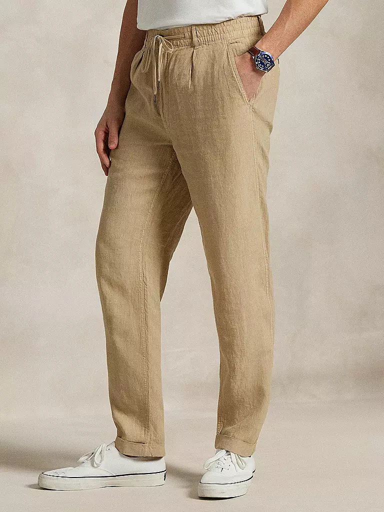 POLO RALPH LAUREN | Leinenhose  | beige
