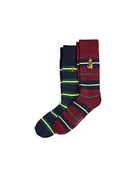 POLO RALPH LAUREN | Lot de 2 paires de chaussettes wine7navy | Bleu foncé