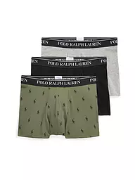 POLO RALPH LAUREN | Boxers Lot de 3 noir | Olive