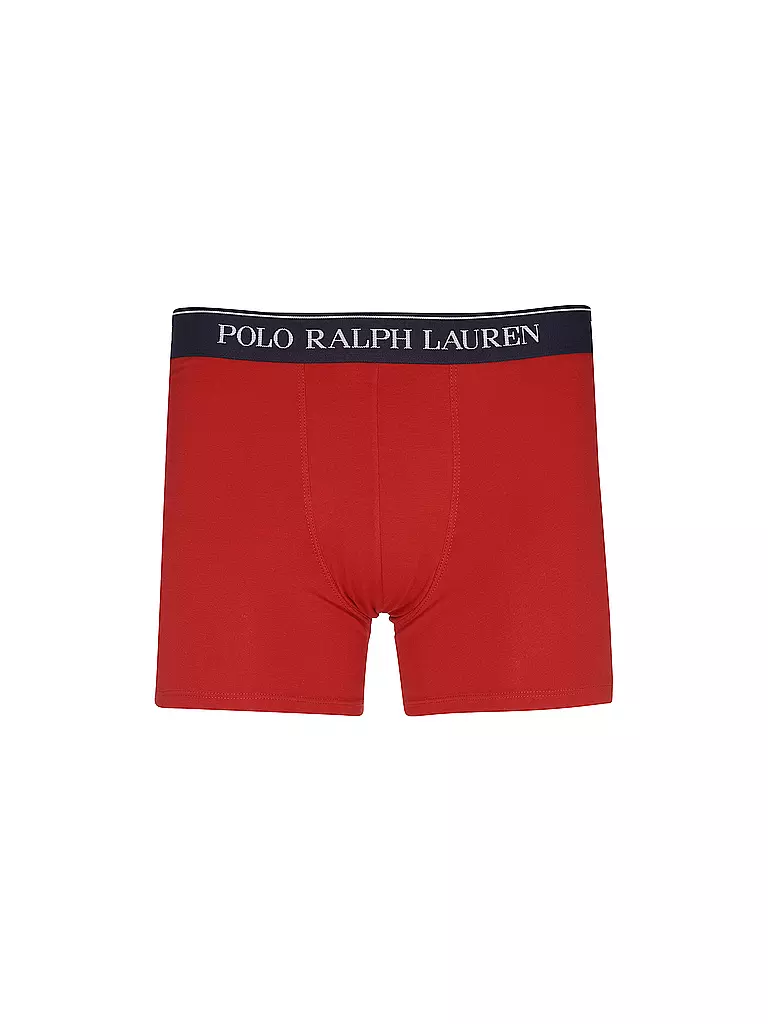 POLO RALPH LAUREN | Lot de 3 boxers nvy aopp hrt ryl rl rd | rot