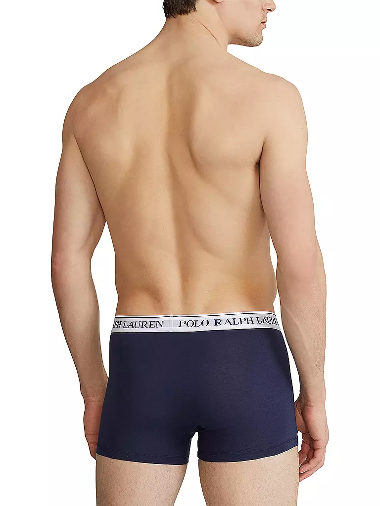 POLO RALPH LAUREN | Lot de 3 slips bleus à motifs | 