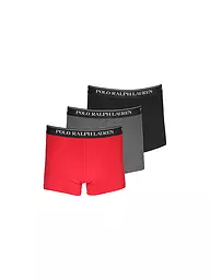 POLO RALPH LAUREN | Boxers Lot de 3 noir | Rouge