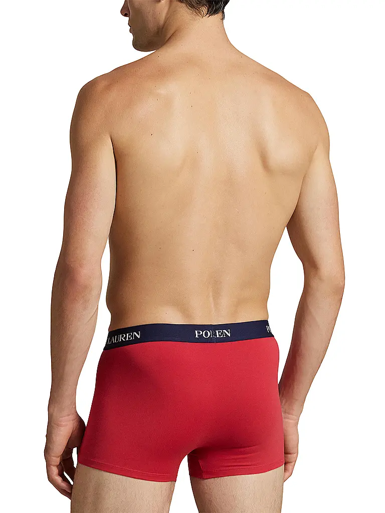 POLO RALPH LAUREN | Lot de 3 slips rouge/bleu | 