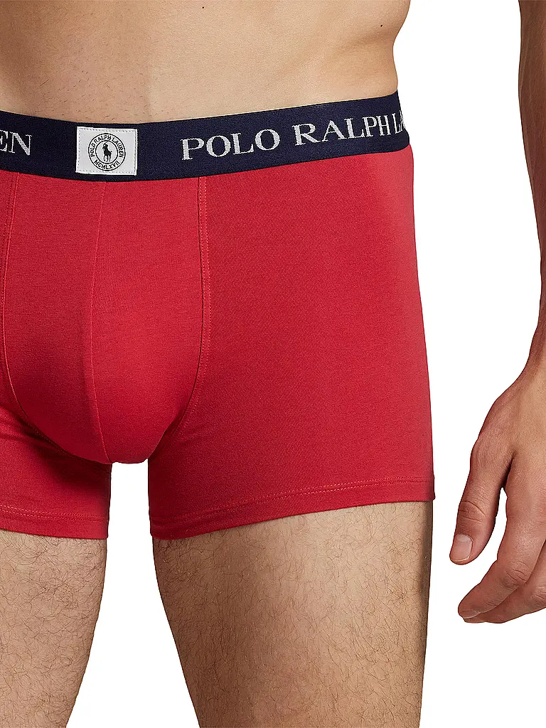 POLO RALPH LAUREN | Lot de 3 slips rouge/bleu | 