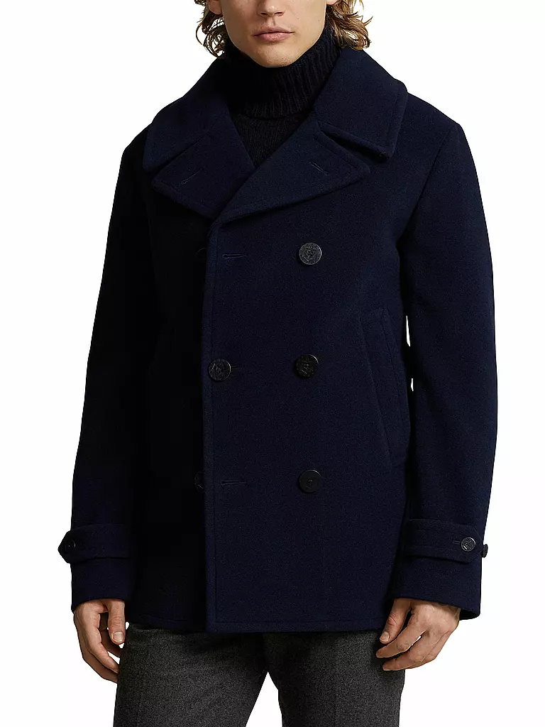 POLO RALPH LAUREN | Manteau en laine | dunkelblau