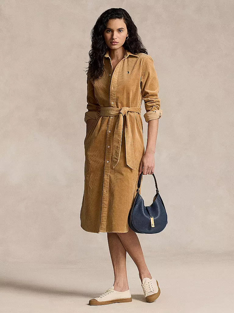 POLO RALPH LAUREN | Midikleid  | Camel