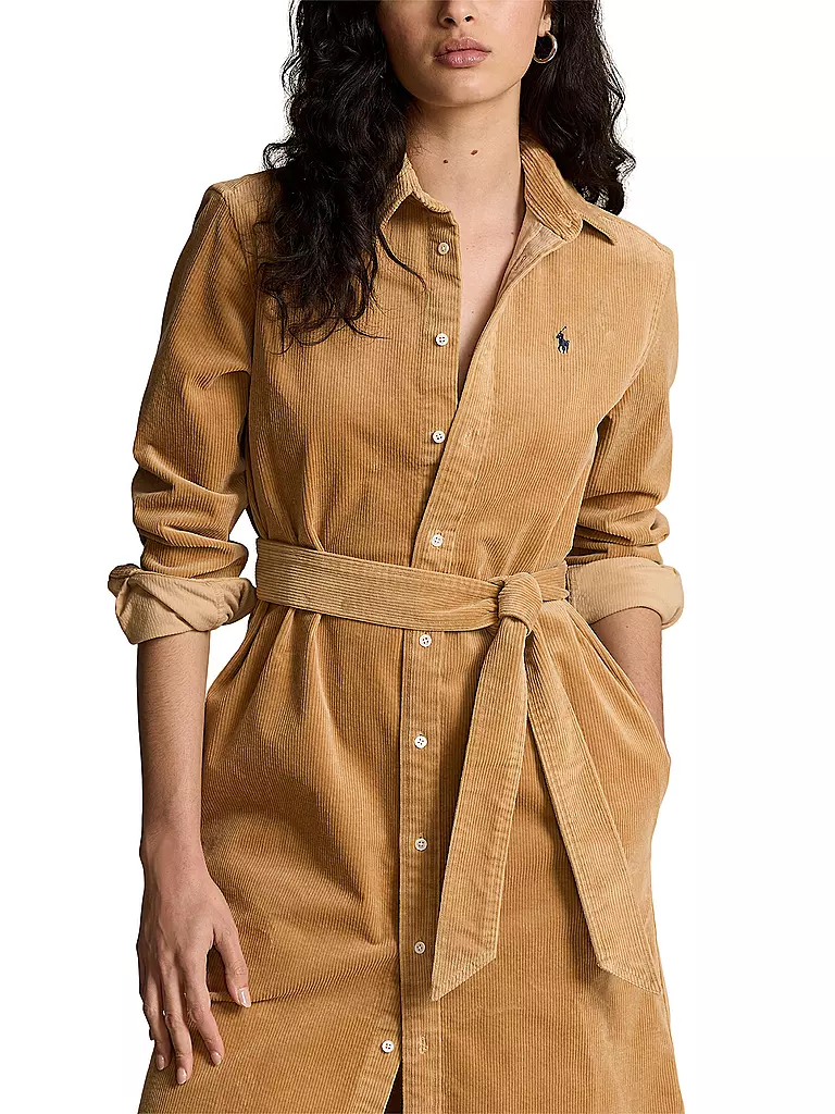 POLO RALPH LAUREN | Midikleid  | Camel