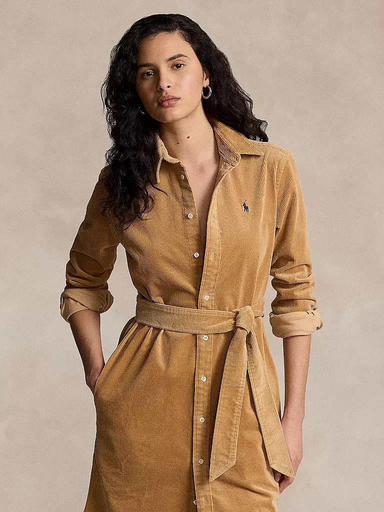 POLO RALPH LAUREN | Midikleid  | Camel