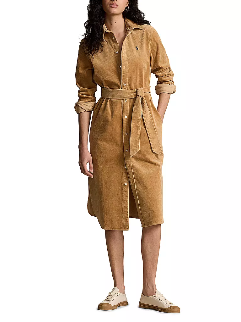 POLO RALPH LAUREN | Midikleid  | Camel