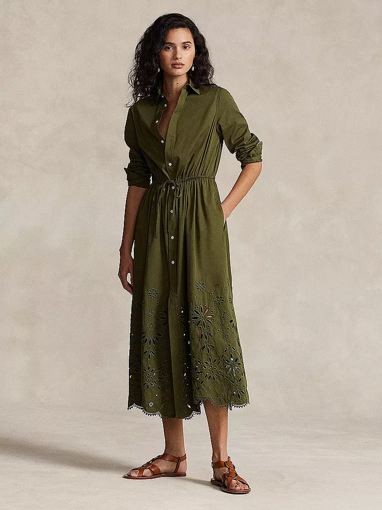 POLO RALPH LAUREN | Midikleid | Olive