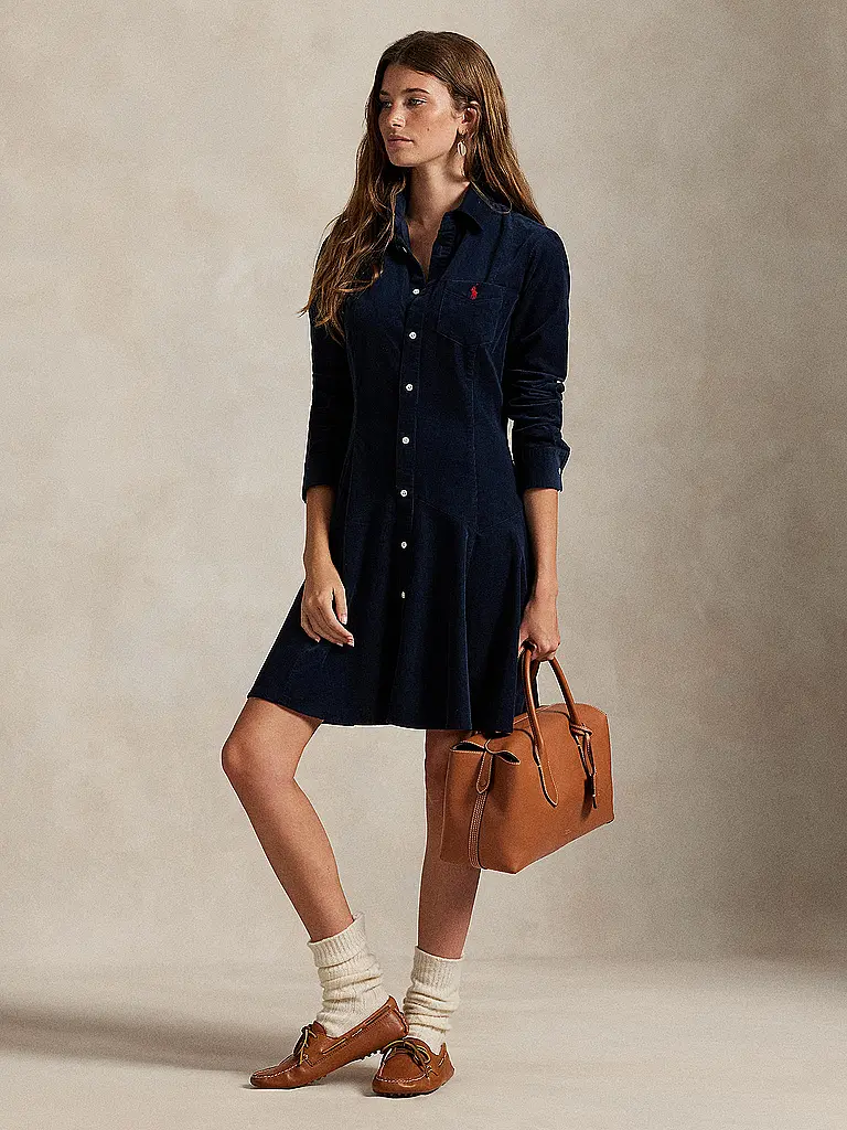 POLO RALPH LAUREN | Mini-robe | Bleu foncé