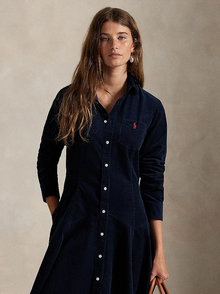 POLO RALPH LAUREN | Mini-robe | Bleu foncé