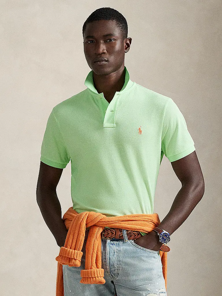 POLO RALPH LAUREN | Nom du produit: Poloshirt Slim Fit | Menthe