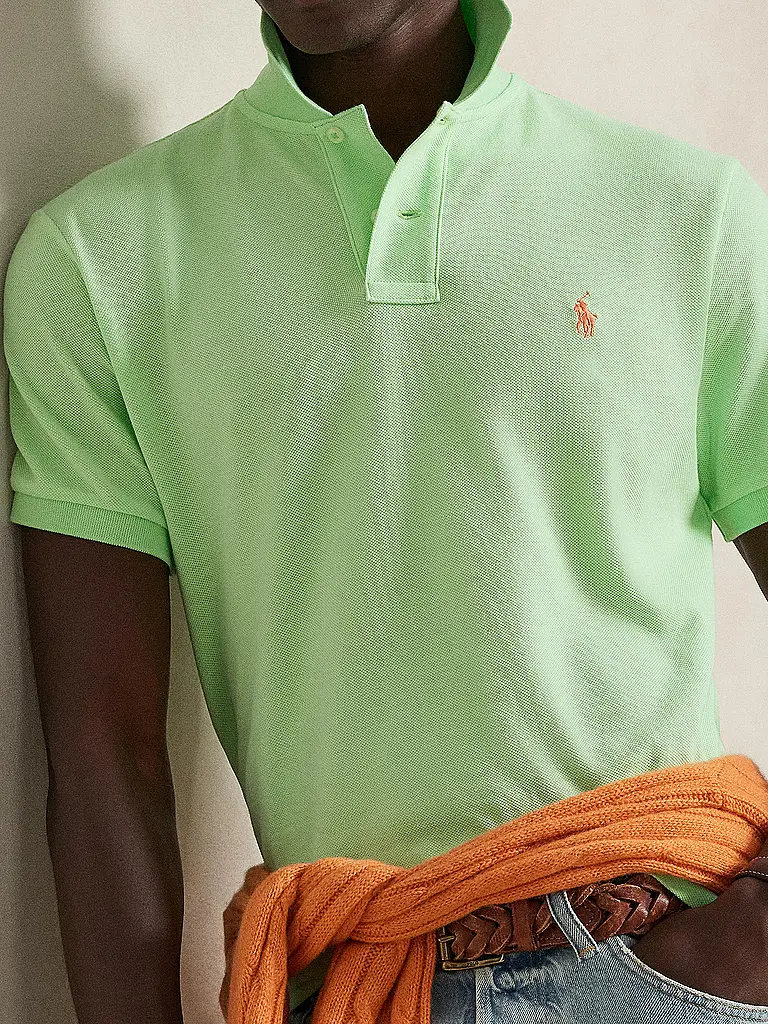 POLO RALPH LAUREN | Nom du produit: Poloshirt Slim Fit | Menthe