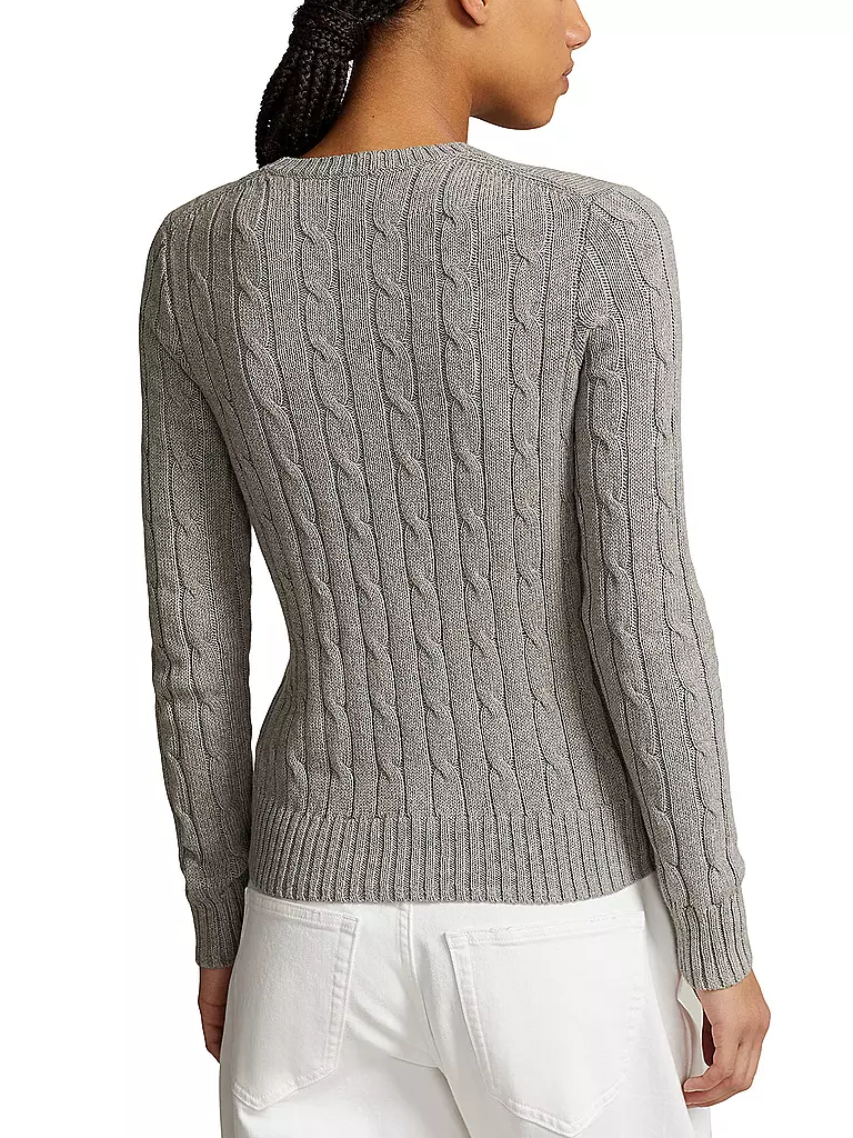 POLO RALPH LAUREN | Nom du produit: Pullover
Marque: POLO RALPH LAUREN
Couleur: gris
Catégories: Mode,Femme

Longueur des manches: Manches longues
Encolure: Col rond
Composition: Coton,Maille
Motif: Couleur unie
Coupe (vêtement d'extérieur): Regular
Style: Casual
Détails | 